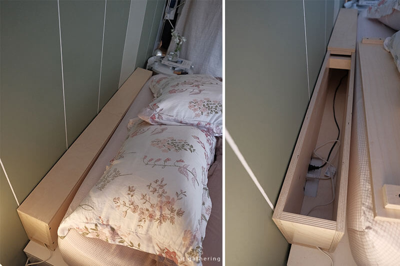 床頭藏線盒